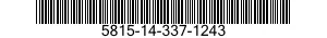 5815-14-337-1243 TELETYPEWRITER SET 5815143371243 143371243