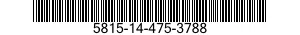 5815-14-475-3788 FACSIMILE SET 5815144753788 144753788