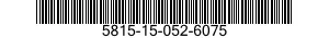 5815-15-052-6075 RULLINO 5815150526075 150526075
