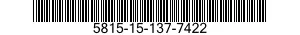 5815-15-137-7422 PORTA ZONA 5815151377422 151377422