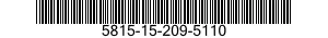 5815-15-209-5110 FAX CARTA COMUNE IN 5815152095110 152095110