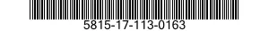 5815-17-113-0163 RECEIVER-TRANSMITTER,FACSIMILE 5815171130163 171130163