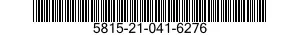 5815-21-041-6276  5815210416276 210416276