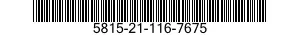5815-21-116-7675  5815211167675 211167675
