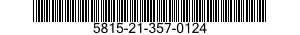 5815-21-357-0124  5815213570124 213570124