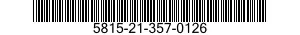 5815-21-357-0126  5815213570126 213570126
