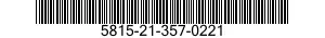5815-21-357-0221 ELECTRONIC COMPONENTS ASSEMBLY 5815213570221 213570221