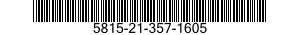 5815-21-357-1605  5815213571605 213571605