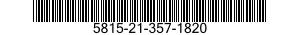5815-21-357-1820  5815213571820 213571820