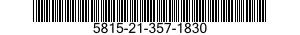 5815-21-357-1830  5815213571830 213571830