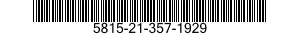 5815-21-357-1929 SCREW,MACHINE 5815213571929 213571929