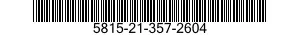 5815-21-357-2604 BUSHING,MACHINE THREAD 5815213572604 213572604