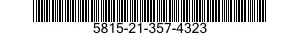 5815-21-357-4323 PLATE 5815213574323 213574323