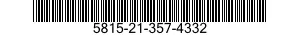 5815-21-357-4332  5815213574332 213574332