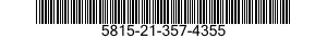 5815-21-357-4355  5815213574355 213574355