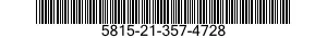 5815-21-357-4728 CABLE ASSEMBLY,SPECIAL PURPOSE,ELECTRICAL 5815213574728 213574728