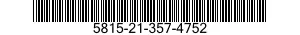 5815-21-357-4752  5815213574752 213574752