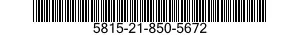5815-21-850-5672  5815218505672 218505672