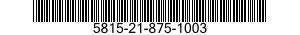 5815-21-875-1003  5815218751003 218751003