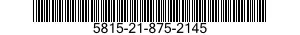 5815-21-875-2145  5815218752145 218752145