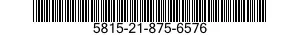 5815-21-875-6576 CABLE ASSEMBLY 5815218756576 218756576