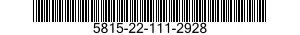 5815-22-111-2928 CASE,ELECTRONIC COMMUNICATIONS EQUIPMENT 5815221112928 221112928