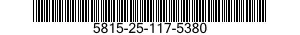 5815-25-117-5380 FILTER,RADIO FREQUENCY INTERFERENCE 5815251175380 251175380