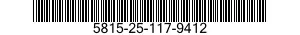 5815-25-117-9412 BELTING,POSITIVE DRIVE 5815251179412 251179412