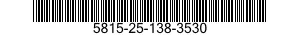 5815-25-138-3530 RECEIVER-TRANSMITTER,FACSIMILE 5815251383530 251383530