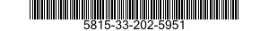 5815-33-202-5951 FACSIMILE SET 5815332025951 332025951