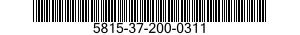 5815-37-200-0311  5815372000311 372000311