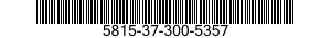5815-37-300-5357  5815373005357 373005357