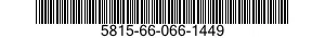 5815-66-066-1449  5815660661449 660661449