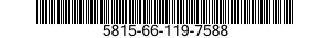 5815-66-119-7588  5815661197588 661197588
