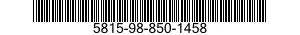 5815-98-850-1458 GASKET 5815988501458 988501458