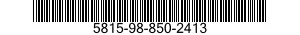 5815-98-850-2413 PERFORATOR,TELETYPEWRITER 5815988502413 988502413