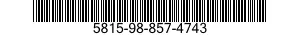 5815-98-857-4743 TELETYPEWRITER SUBASSEMBLY 5815988574743 988574743