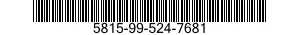 5815-99-524-7681  5815995247681 995247681