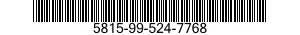 5815-99-524-7768  5815995247768 995247768