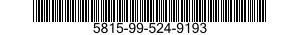 5815-99-524-9193  5815995249193 995249193