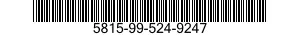 5815-99-524-9247  5815995249247 995249247