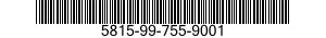 5815-99-755-9001 INSULATOR PLATE 5815997559001 997559001