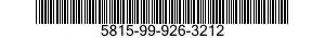 5815-99-926-3212 TAPE,ADHESIVE,RUBBER 5815999263212 999263212