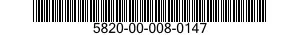 5820-00-008-0147  5820000080147 000080147