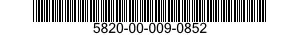 5820-00-009-0852  5820000090852 000090852