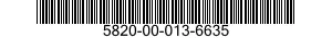 5820-00-013-6635  5820000136635 000136635