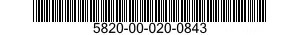 5820-00-020-0843  5820000200843 000200843