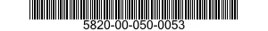 5820-00-050-0053  5820000500053 000500053