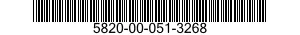 5820-00-051-3268  5820000513268 000513268