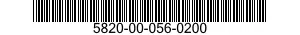 5820-00-056-0200  5820000560200 000560200